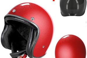 CASCO JET VINTAGE MOTO CUSTOM CAFE' RACER STORMER 