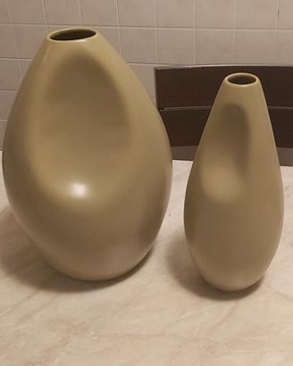 Vasi fiori ceramica abbinati (2+1 omaggio)