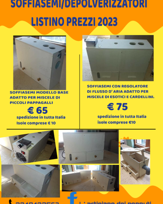 Soffiasemi/Depolverizzatori ( nuova costruzione)