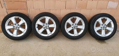 N.4 CERCHI IN LEGA di 17"-AUDI Q2 con 4 termiche
