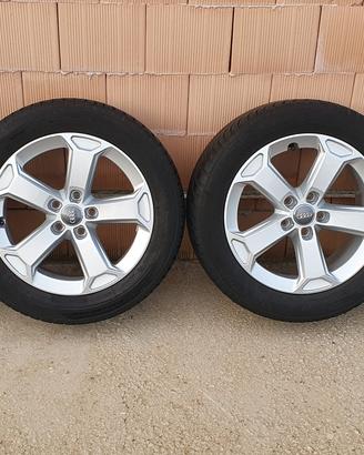 N.4 CERCHI IN LEGA di 17"-AUDI Q2 con 4 termiche