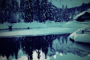 A Sappada con la neve