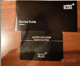 Libretto/ service guide montblanc