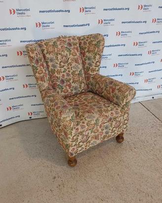 Poltrona Vintage anni 60 Floreale