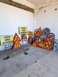 Segnaletica stradale da cantiere
