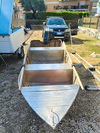 Barca in alluminio