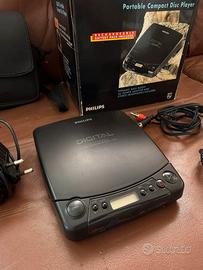 Lettore CD portatile Philips Vintage (completo)