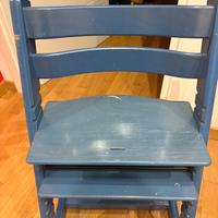Sedia  evolutiva Stokke Tripp Trapp originale blu