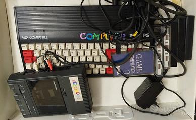 Computer MSX PHILIPS NMS 801 completo con 6 nastri