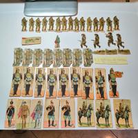 Vintage soldatini di carta 46 pezzi