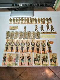 Vintage soldatini di carta 46 pezzi