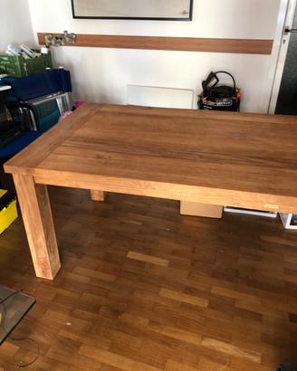 Tavolo in teak riciclato Bizzotto