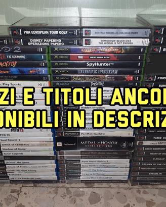 Giochi per Playstation 1, Playstation 2 e XBOX 