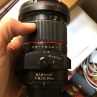 Nikon Samyang T-S 3.5/24mm decentrabile
