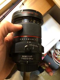 Nikon Samyang T-S 3.5/24mm decentrabile