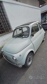 Fiat 500 F 1970 targa e documenti originali