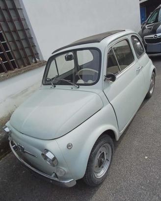 Fiat 500 F 1970 targa e documenti originali