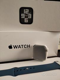 Apple Watch SE 2ª gen 44mm Argento NUOVO mai usato