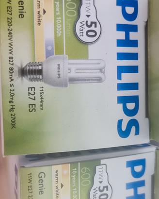 Lampade E 27 basso consumo 