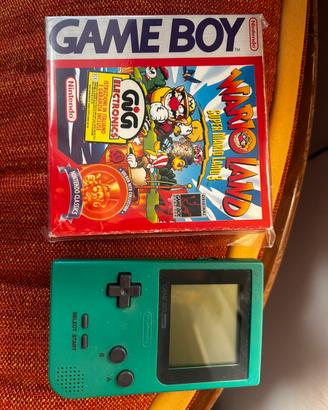 Game boy pocket + warioland 1