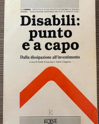 Disabili: punto e a capo.