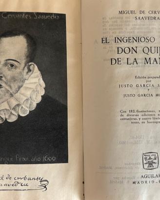 Libro Don Chisciotte (Aguilar 1960)   Ed. Lusso