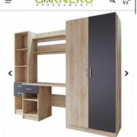 Armadio scrivania libreria cameretta