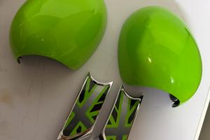 Calotte specchietti e loghi mini cooper