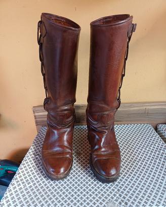 stivali in cuoio buttero