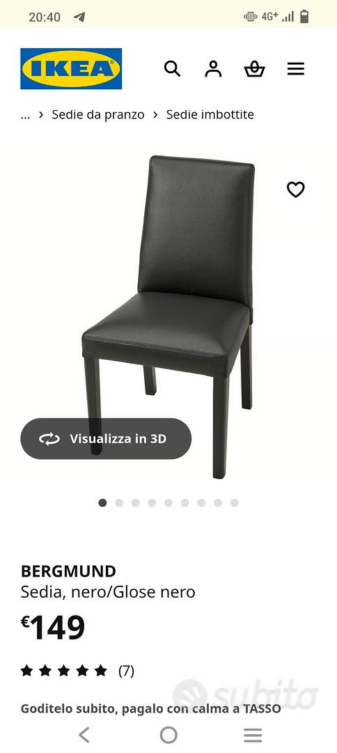 sedie Ikea modello bergmund Arredamento e Casalinghi In