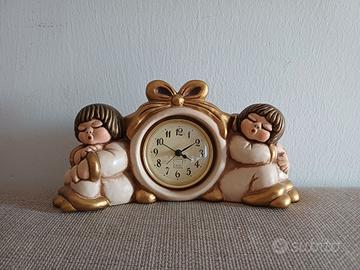 Orologio da tavolo Thun con angeli-ceramica