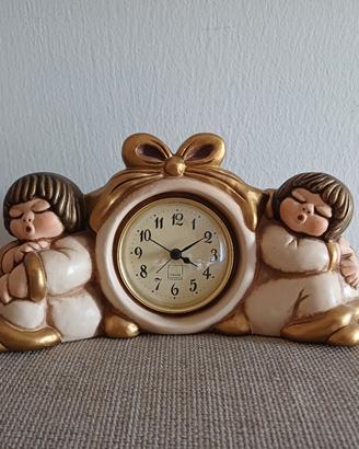 Orologio da tavolo Thun con angeli-ceramica