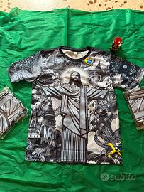 maglia brasile cristo redentore L