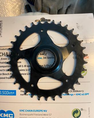 Corona 34 t per ebike bosch gen 4