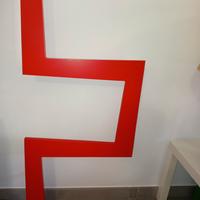 libreria Snake la corbeille design rosso 