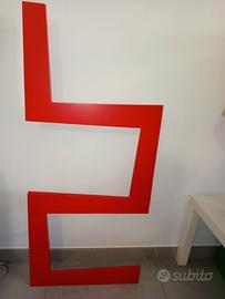 libreria Snake la corbeille design rosso 