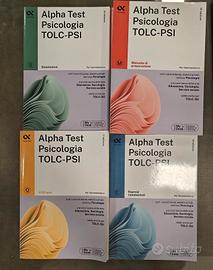 Alpha Test Psicologia Tolc-Psi 4 libri