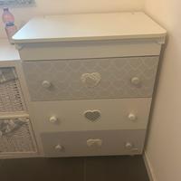 Fasciatoio Foppapedretti Lovely con bagnetto