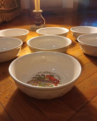 Set 7 ciotole per zuppa.