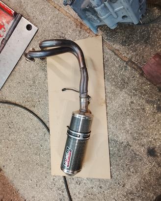 scarico completo per Kawasaki Er 650  /CF moto nx 