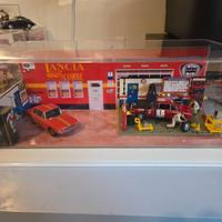 Lancia fulvia 1:43 diorama officina