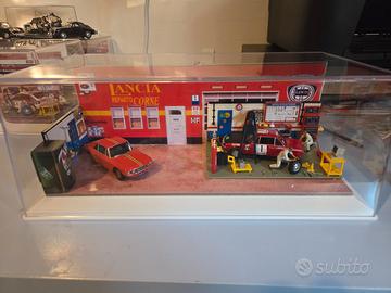 Lancia fulvia 1:43 diorama officina