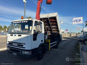 IVECO EUROCARGO TECTOR 75E15 RIBALTABILE CON GRU-P