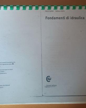Rilegato univ. Fondamenti di idraulica