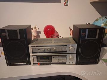 Impianto stereo Pioneer con casse da revisionare
