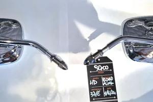 Specchietti cromati per Harley Road King