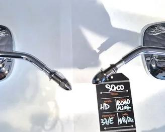Specchietti cromati per Harley Road King
