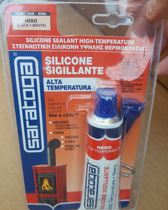 Silicone per alte temperature SARATOGA, 2 tubetti