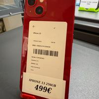 IPHONE 13 256GB 100% batteria