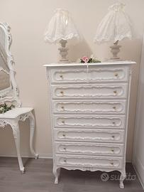 mobile settimanale rifatto in stile shabby 